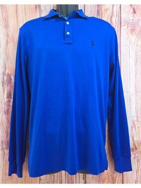 Polo Ralph Lauren Mens Custom Slim Fit Long Sleeve Polo Medium NWT